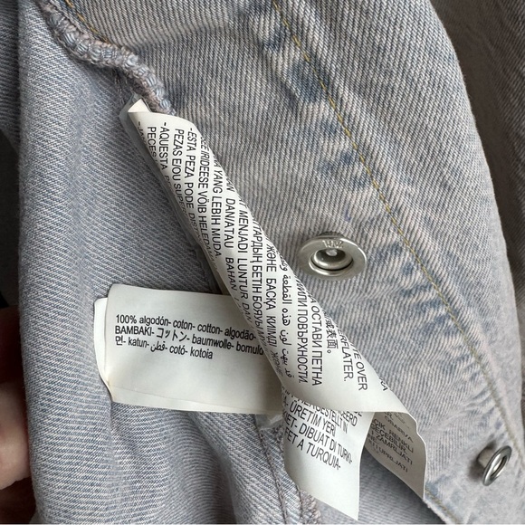 Zara Light Pink Jean Jacket - Picture 7 of 10